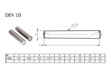 Kol.kuzel. DIN 1B 10x055