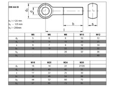 Šroub DIN 444B M20x100 A2