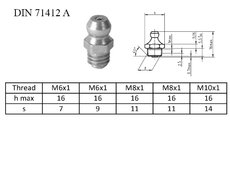 Rovný 180° ZB R1/8 DIN 71412A