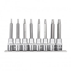 Sada nástavcov torx T20-T50mm 100mm 1 / 2 "