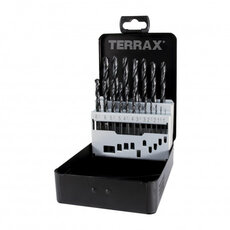 Vrtáky do kovu HSS-R sada 19 dielov Terrax