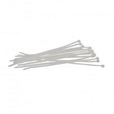 Viazacia páska 300x4,8mm 50ks biela nylon