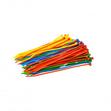 Viazacia páska 150x2,5mm 50ks farebná nylon