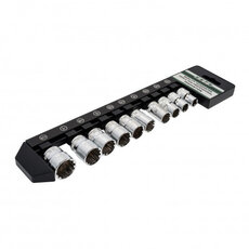 Hlavica 3/8" sada 10 12hranných hlavíc