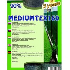 Sieť tieniaca Mediumtex 1,5x10m zelená