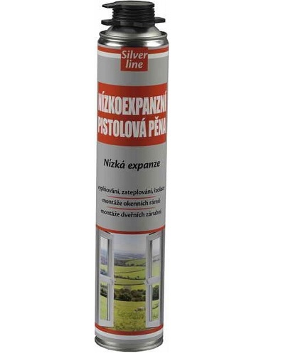 Den Braven Montážna pena 750 ml nízkoexpanzná pištoľová Silver Line